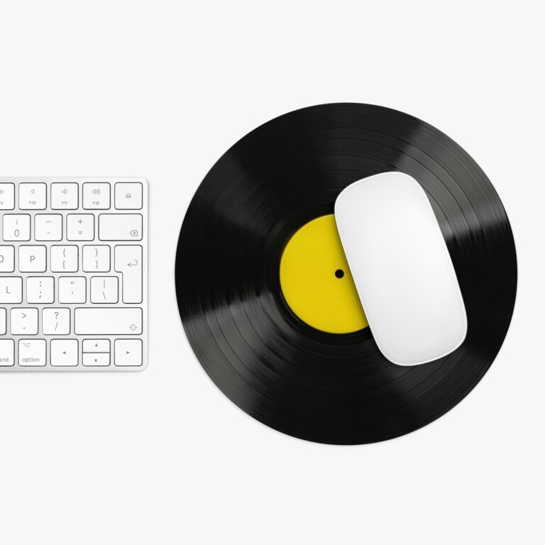 LP Vinyl Record Mouse Pad