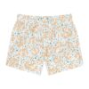 Coral Pattern Swim Trunks