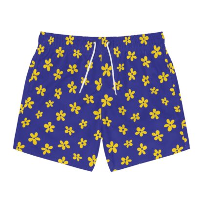 Retro Flowers Swim Trunks