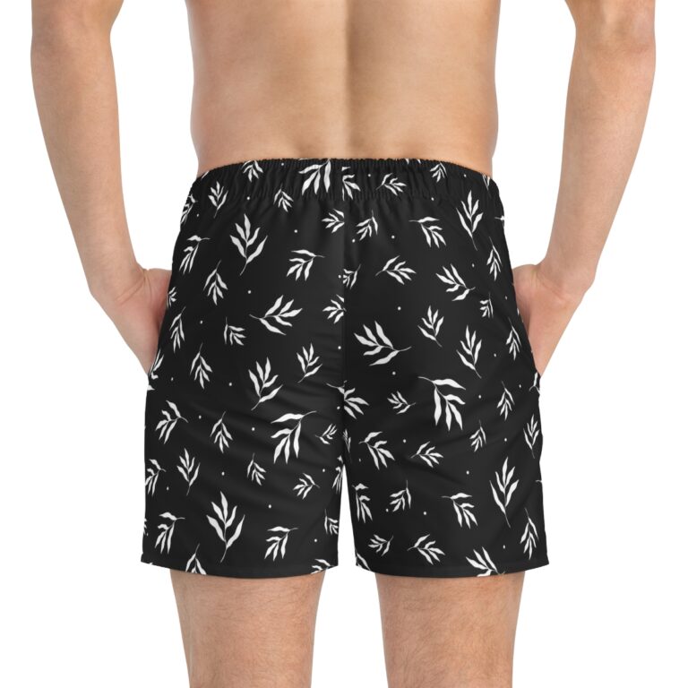 Tropical Pattern Swim Trunks