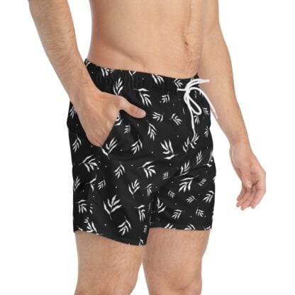 Tropical Pattern Swim Trunks