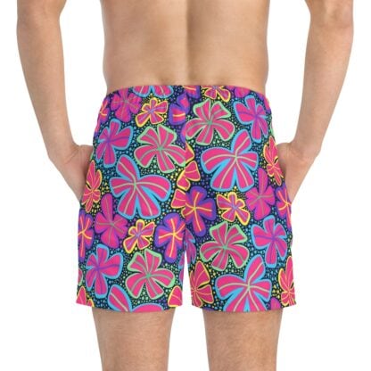 Tropical Pattern Swim Trunks