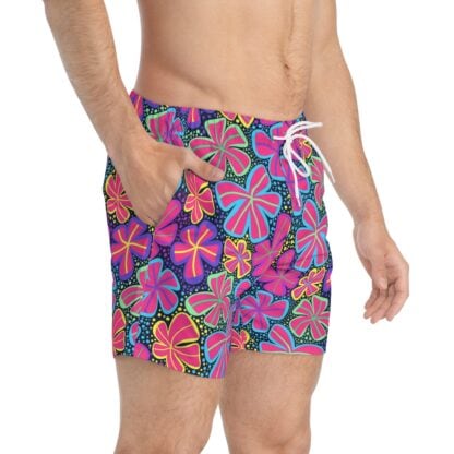 Tropical Pattern Swim Trunks