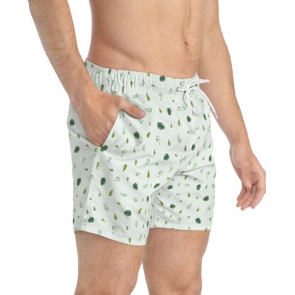 Tropical Pattern Swim Trunks