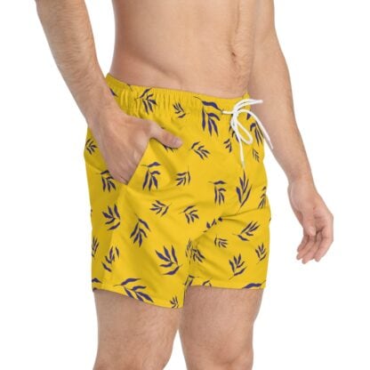 Tropical Pattern Swim Trunks