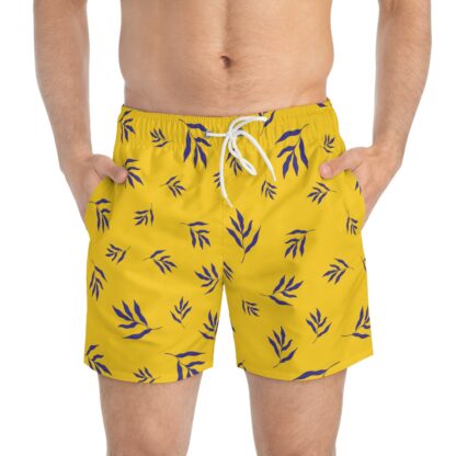 Tropical Pattern Swim Trunks