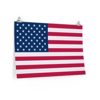 USA Flag Poster Print