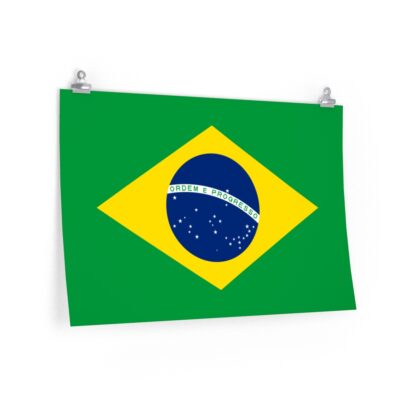 Flag of Brazil Poster Print