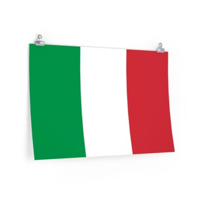 Flag of Italy Poster Print