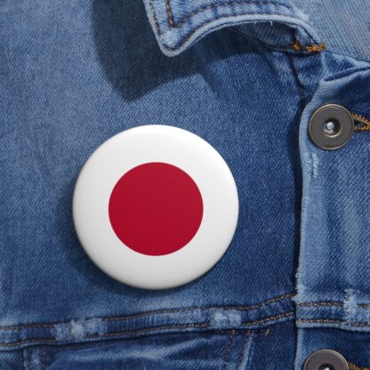 Flag of Japan Pin Button