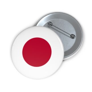 Flag of Japan Pin Button