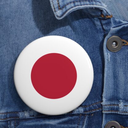 Flag of Japan Pin Button