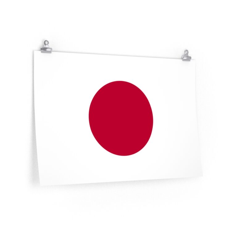 Flag of Japan Poster Print
