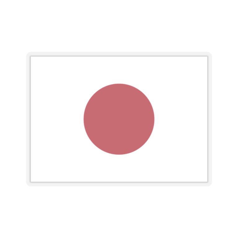 Flag of Japan Sticker