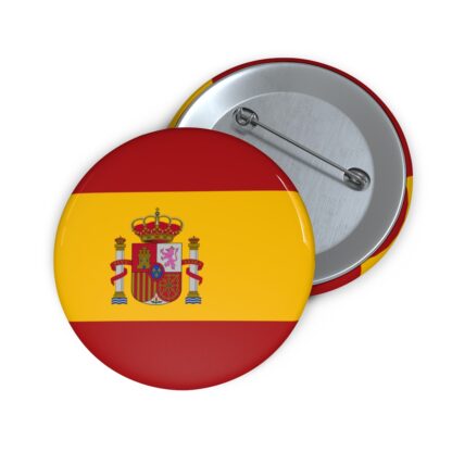 Flag of Spain Pin Button