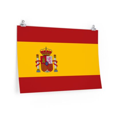 Flag of Spain Poster Print