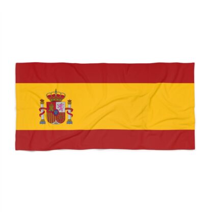 Flag of Spain Towel for Bath and Beach