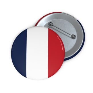 France's Flag Pin Button