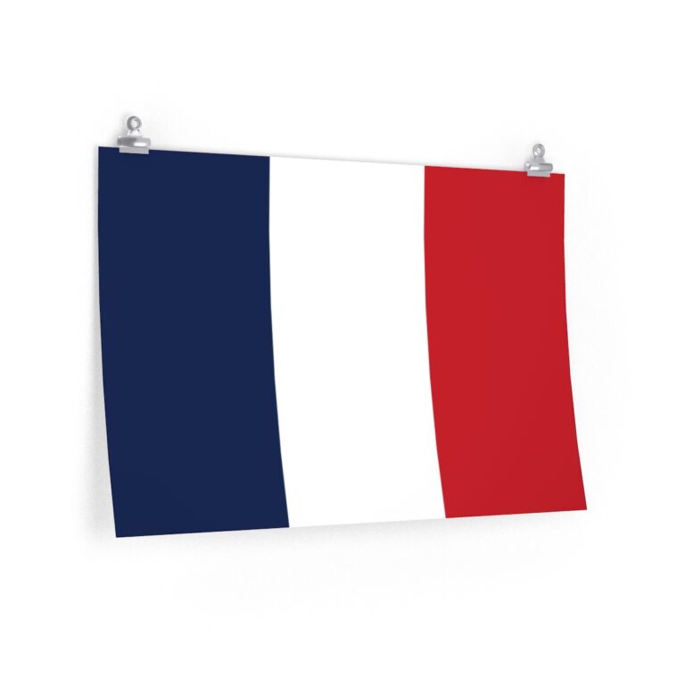 France's Flag Poster Print