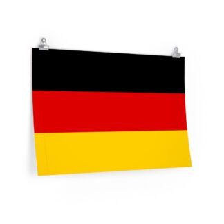 Germany's Flag Poster Print