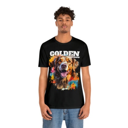 Golden Retriever Painting Unisex Graphic T-Shirt