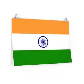India Flag Poster Print