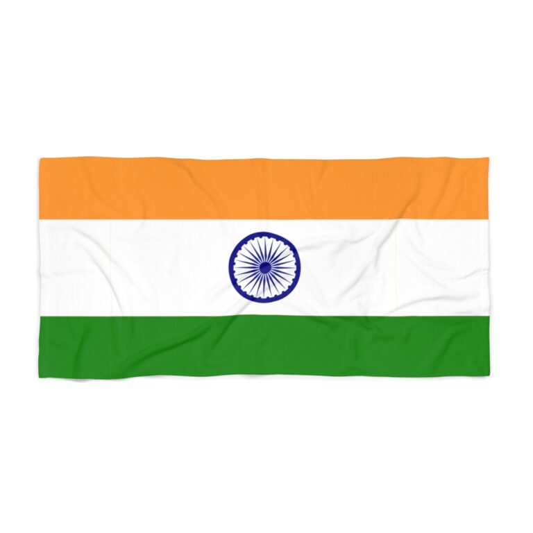India Flag Towel for Bath & Beach