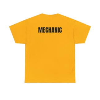 "Mechanic" Workwear Employee Any Color Unisex T-Shirt with Text Print