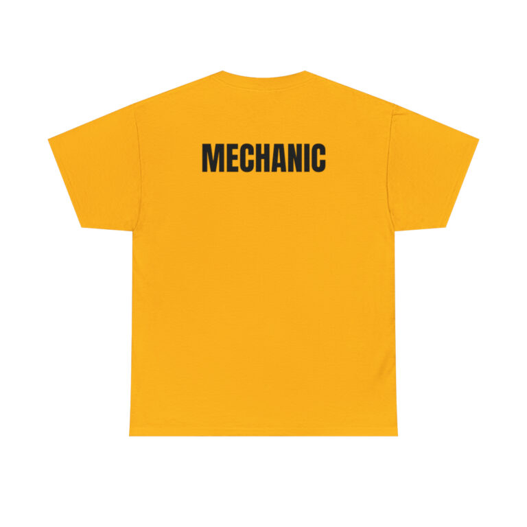 "Mechanic" Workwear Employee Any Color Unisex T-Shirt with Text Print