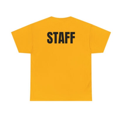 "Staff" Workwear Employee Any Color Unisex T-Shirt with Text Print