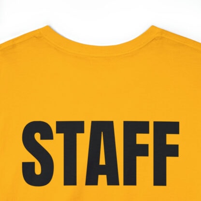 "Staff" Workwear Employee Any Color Unisex T-Shirt with Text Print