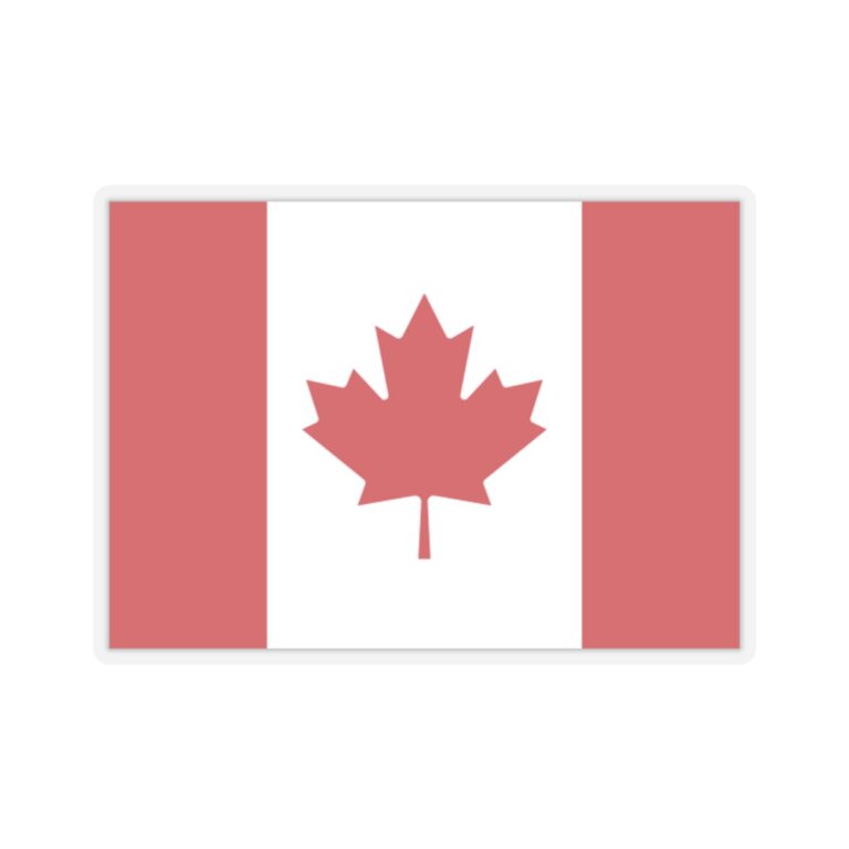 Sticker of Canada's Flag