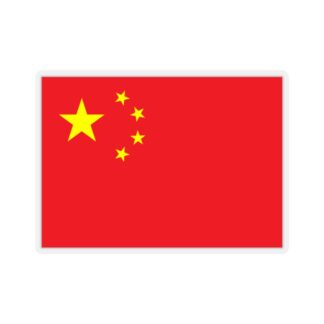 Sticker of China's Flag