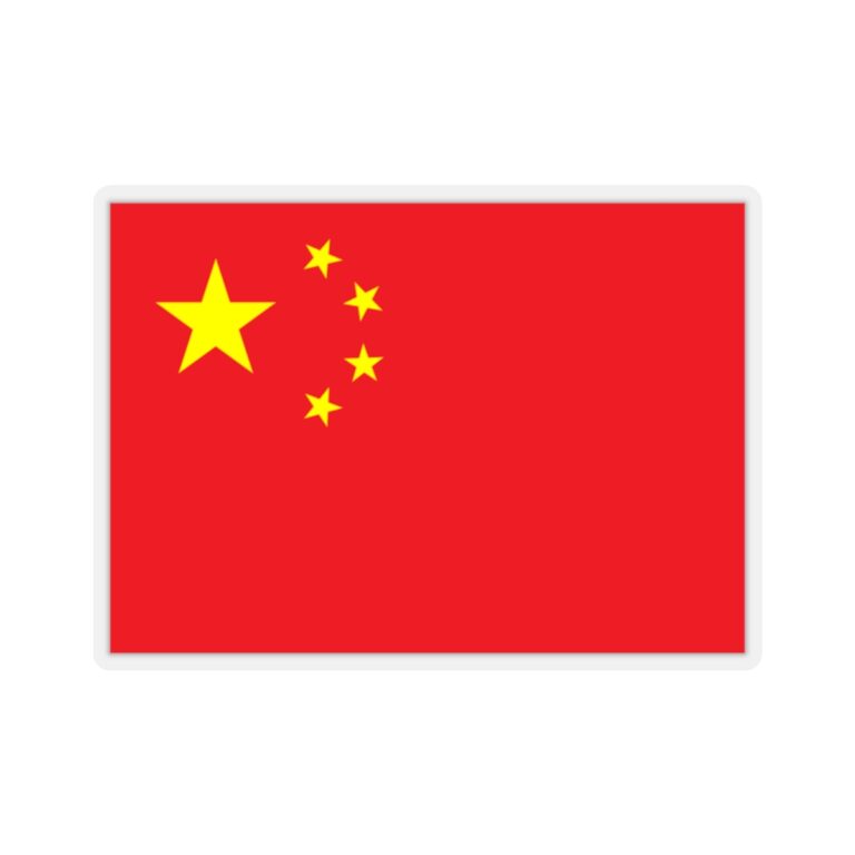Sticker of China's Flag
