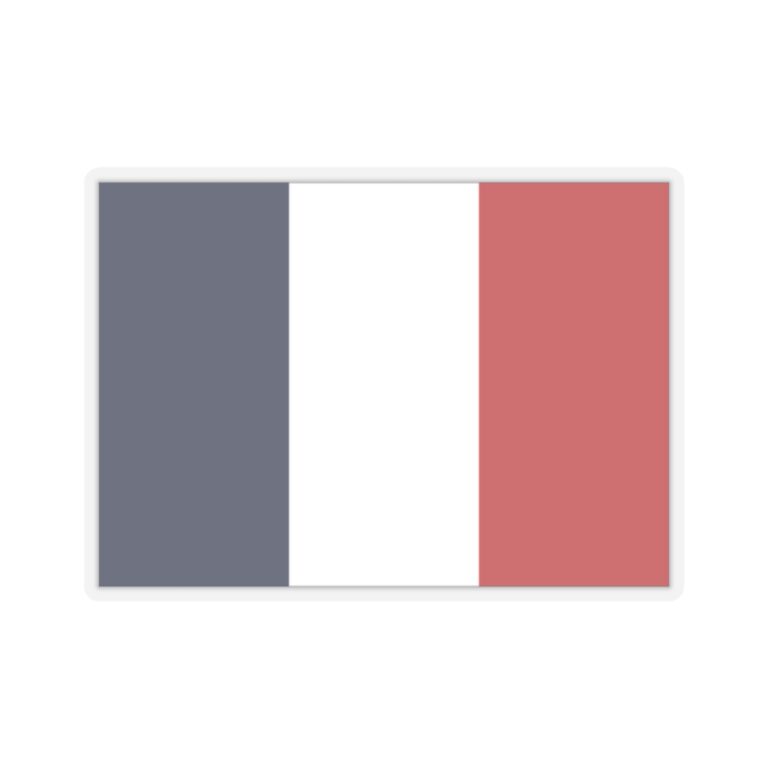 Sticker of France's Flag