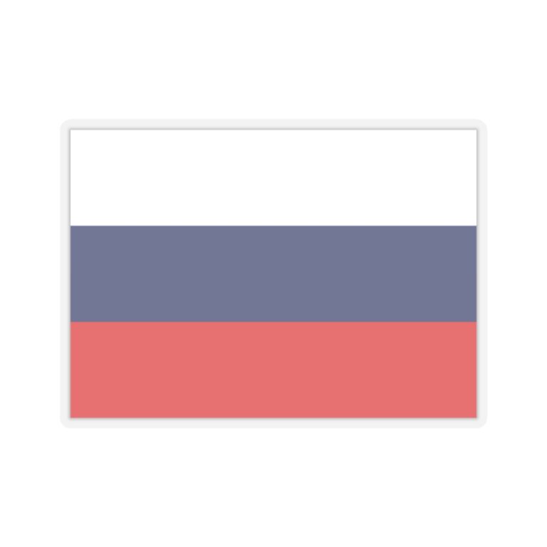 Sticker of Russian Flag