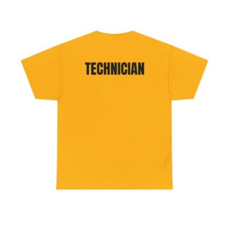 "Technician" Workwear Employee Any Color Unisex T-Shirt with Text Print