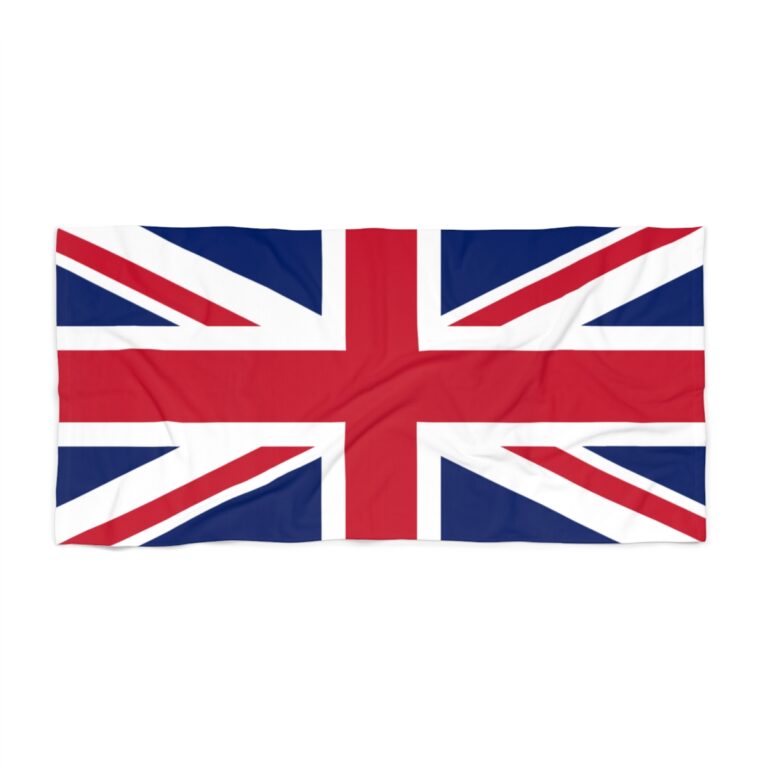 UK Flag Towel Bath/Beach