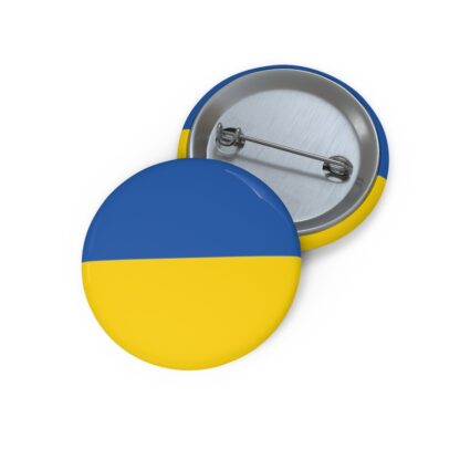 Ukraine Flag Pin Button