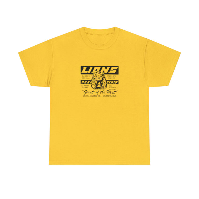 Brad Pitt "Lions Drag Strip" T-Shirt