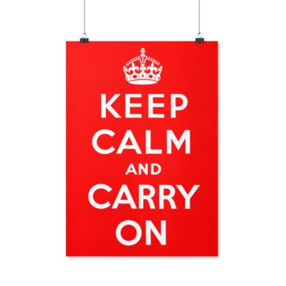 WWII British Propaganda - Keep Calm and Carry On - Poster Print