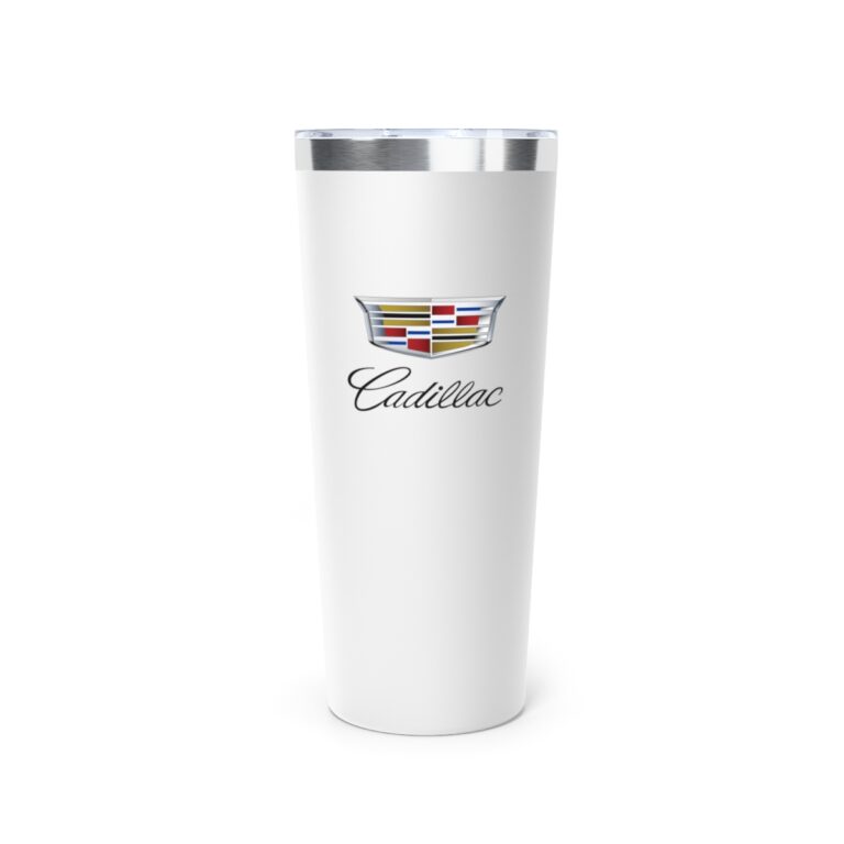 Cadillac Logo Copper Tumbler Mug - 22oz