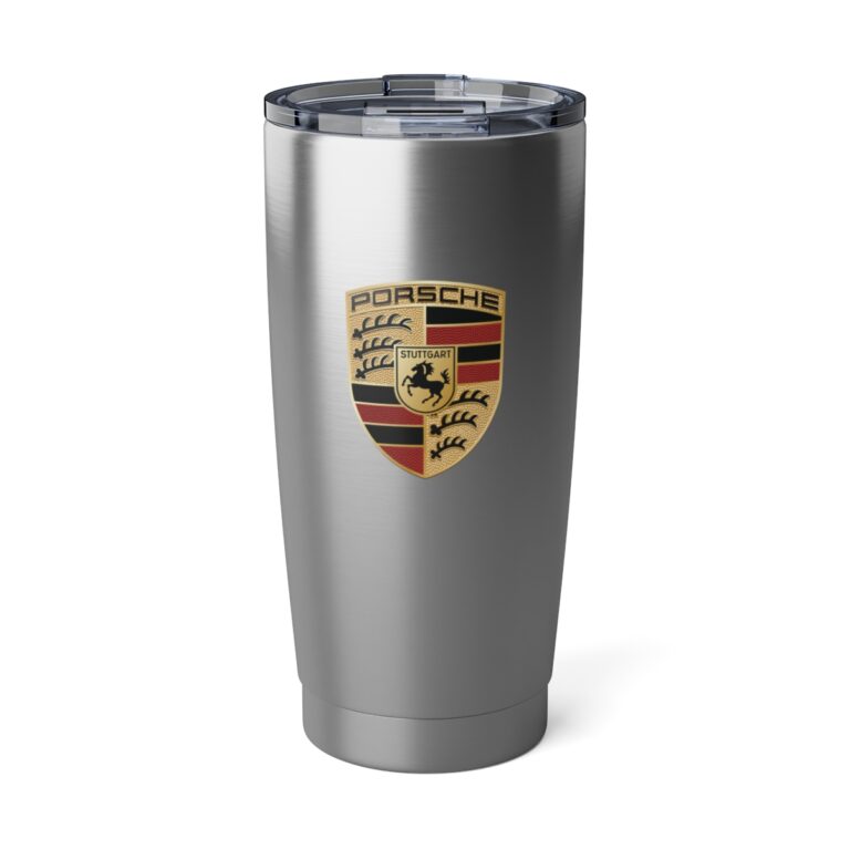 Porsche Logo Stainless Steel Tumbler - 20oz