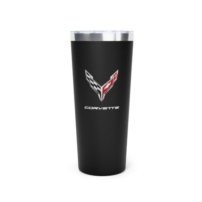 Chevrolet Corvette Logo Copper Tumbler Mug 22oz 2