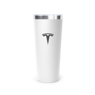 Tesla Logo Copper Tumbler Mug 22oz
