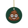 Ceramic Ornament of Pile of Poo Emoji