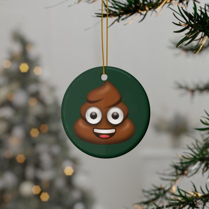 Ceramic Ornament of Pile of Poo Emoji