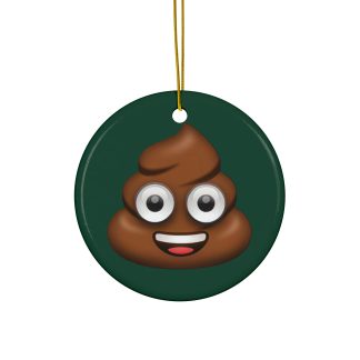 Ceramic Ornament of Pile of Poo Emoji