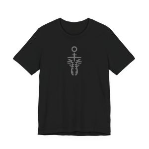 Maisie's Skeleton Mark Black Unisex T-Shirt from "Jurassic World: Dominion"