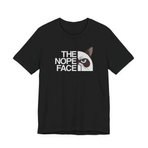 The Nope Face - Original Bella+Canvas Medium Cotton T-Shirt